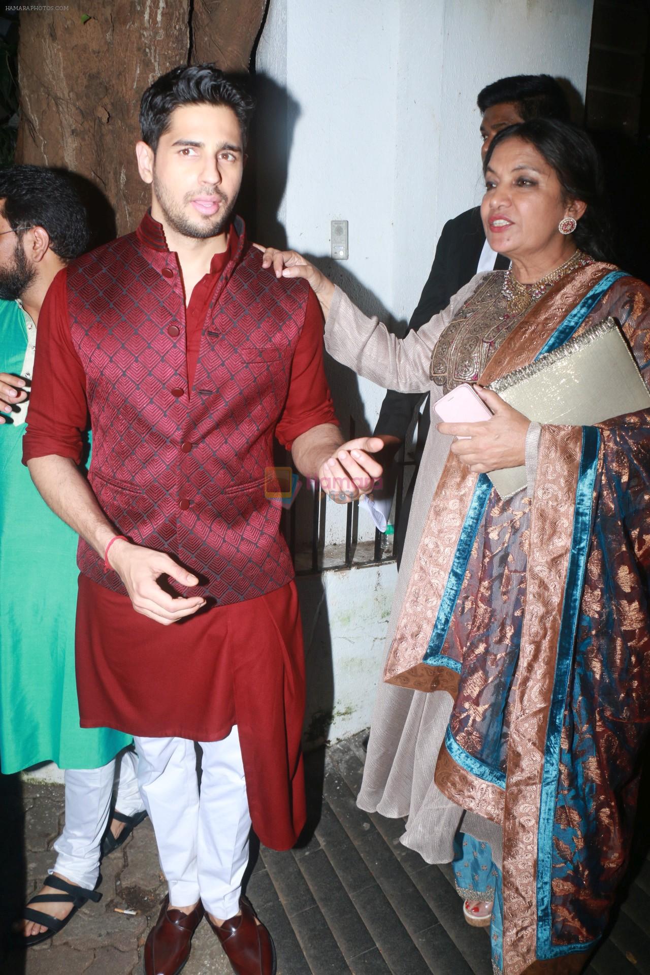 Sidharth Malhotra At Aamir Khans Diwali Party On 20th Oct 2017